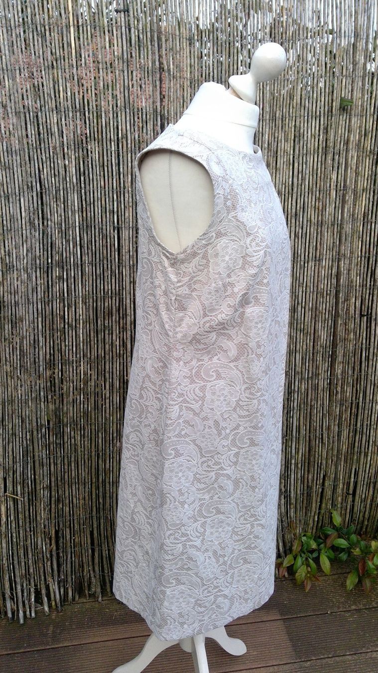 Vestiti: Robe beige & écru motifs fleurs MONA, taille L – Nuovo (secondo la descrizione) da Agiez venduto da chouchanelle 1