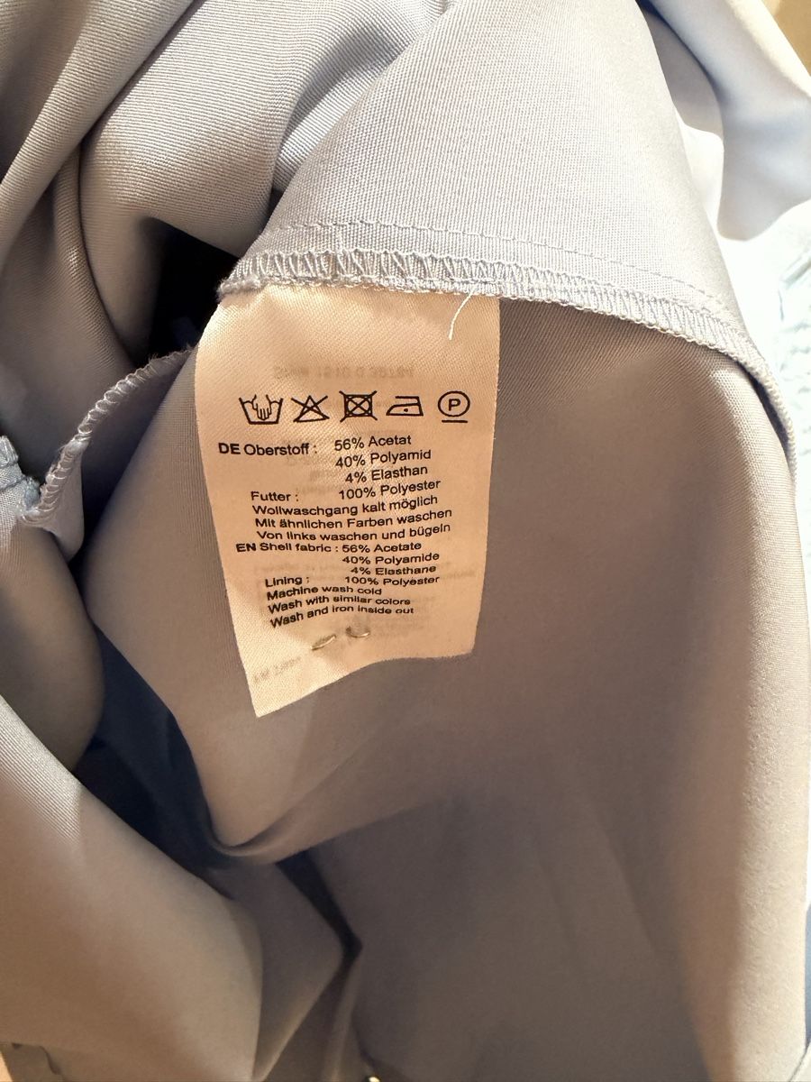 Hallhuber Vestiti: Hallhuber Kleid Hellblau Grösse 42 – Usato da Triesen venduto da giu_f78m 3