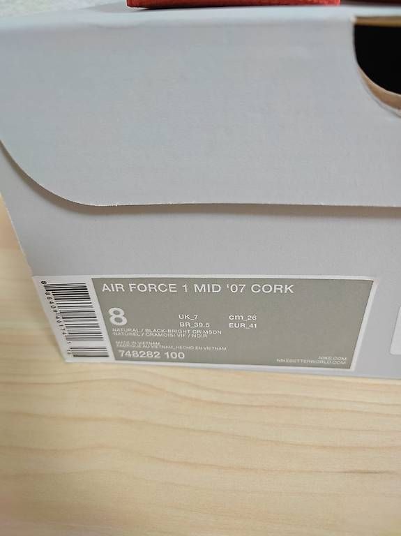 Nike Scarpe da uomo: Nike air force 1 mid '07 cork (Gr. 41) – Usato da Jona venduto da dan_ln5g 3