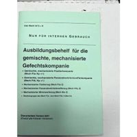 Schweizer Armee Kdo Mech Inf, Ausbildungsbehelf gemischte me
