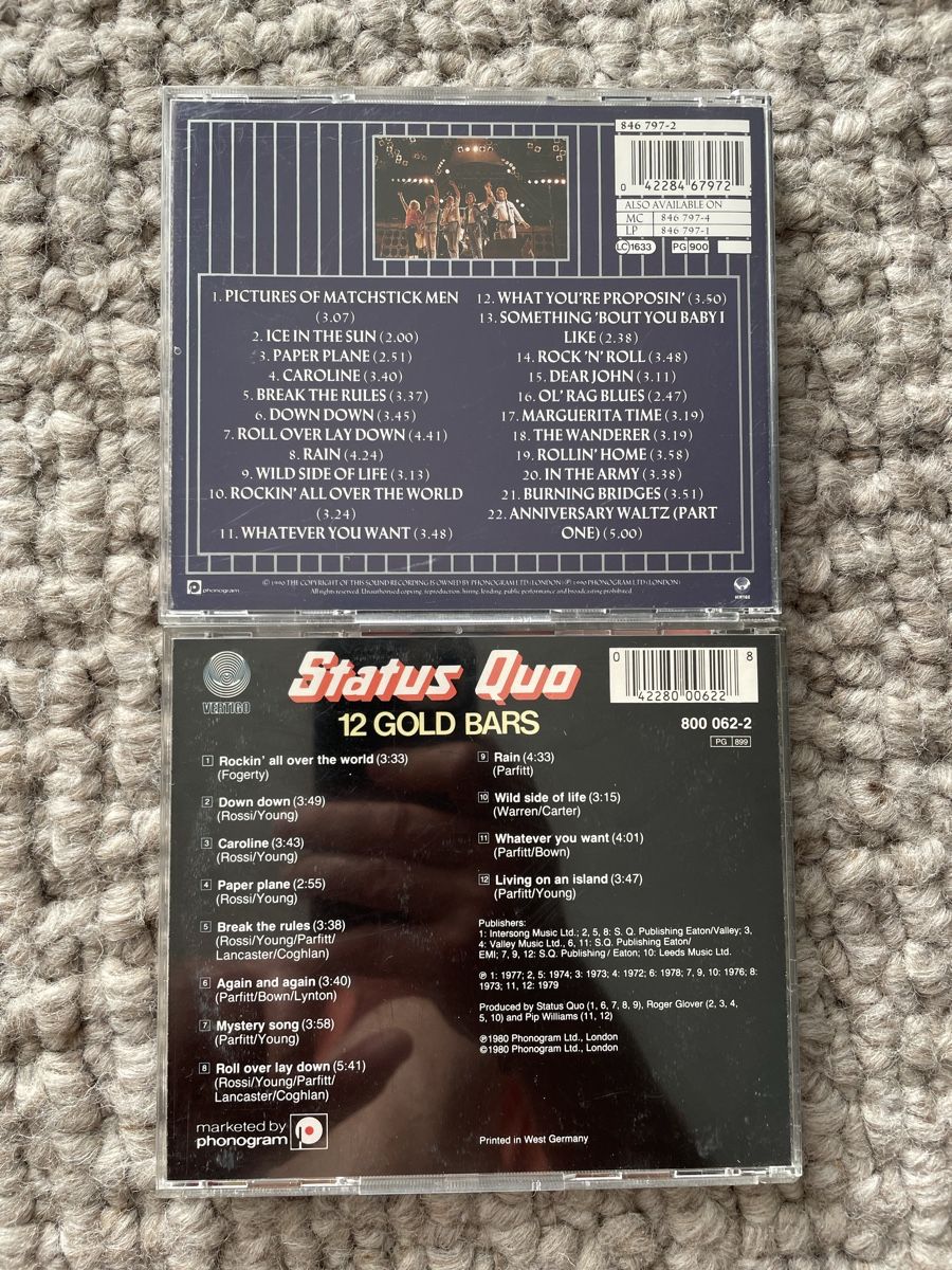 CD: 2x Status Quo – Usato da Reinach AG venduto da trigger7811 1
