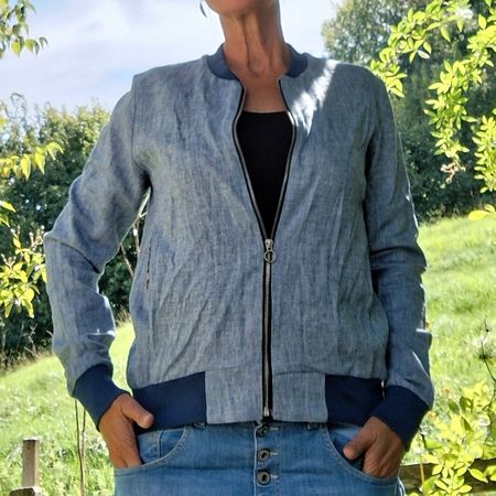 Blousonjacke Damen, Grösse S, neu, aus meinem Näh-Atelier