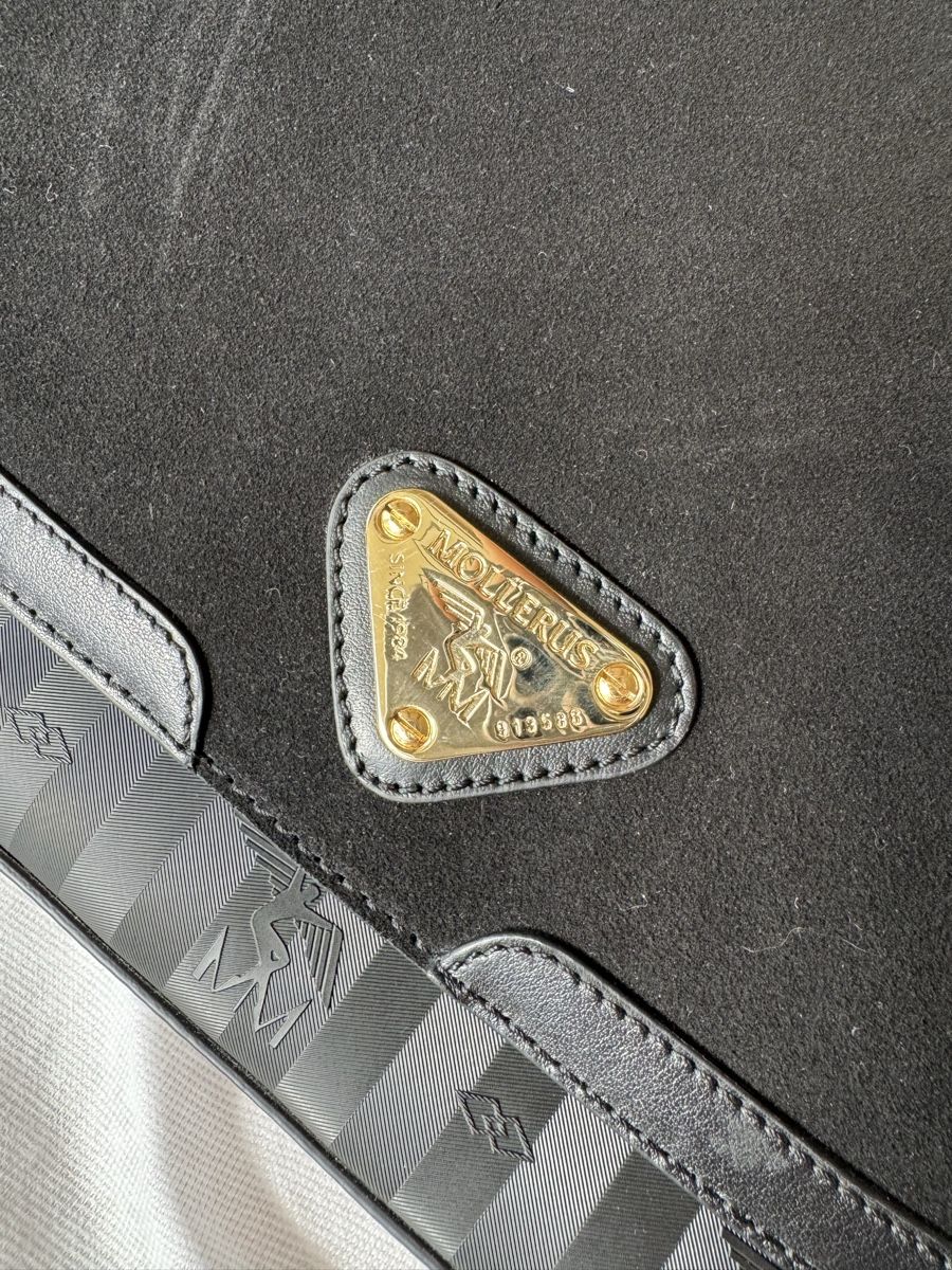 Maison Mollerus Taschen für Damen: Mollerus Umhängetasche Schwarz Leder – Gebraucht aus Killwangen von baffi06 2