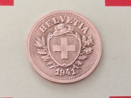 1 Rappen 1941 vz/unz