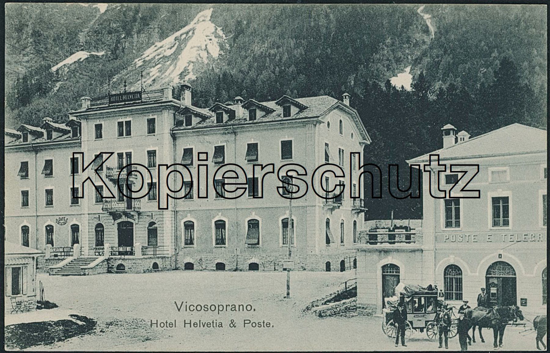 Cartes postales: GR Vicosoprano - Post - Postkutsche - Maloja Pass – Neuf (Voir description) à Schindellegi par leecollect