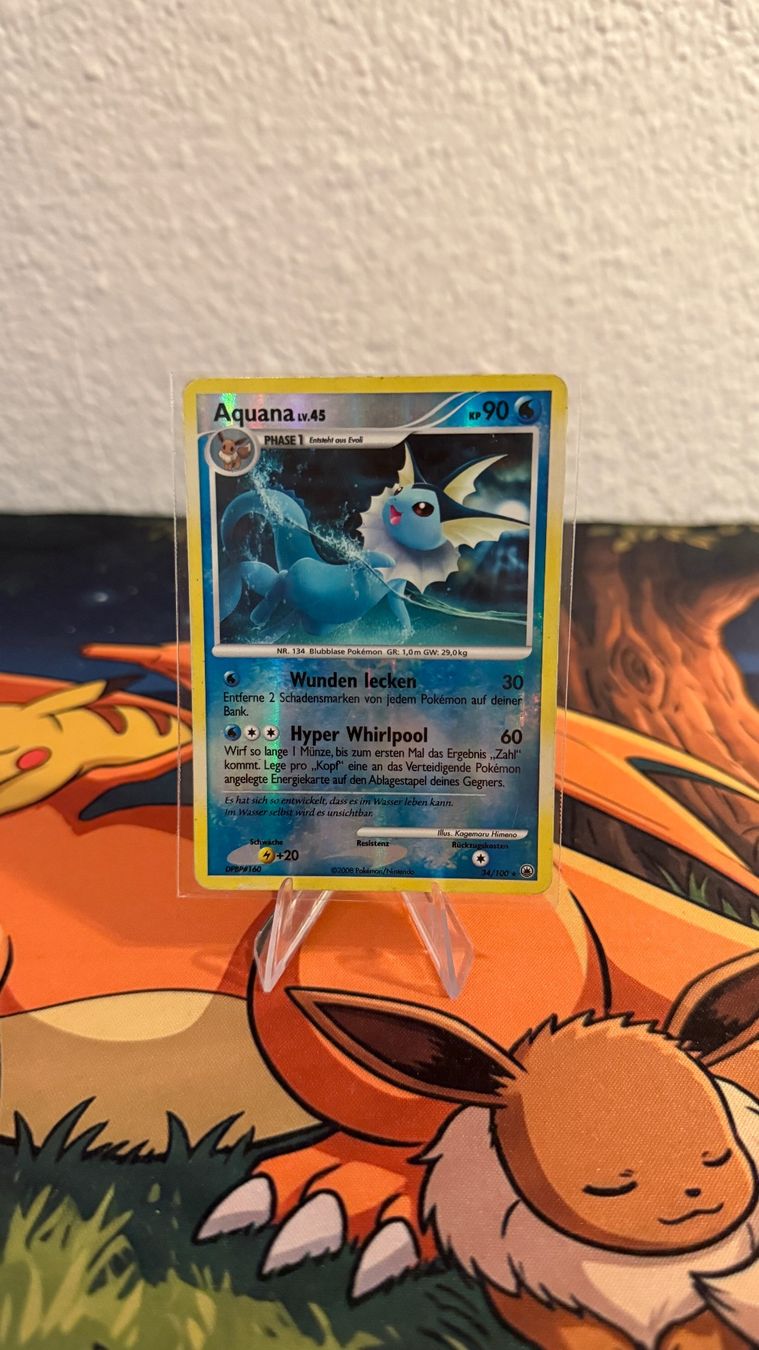 Pokémon Carte collezionabili: 2008 Vaporeon Reverse Holo 34/100 – Usato da Dübendorf venduto da Simplysimi