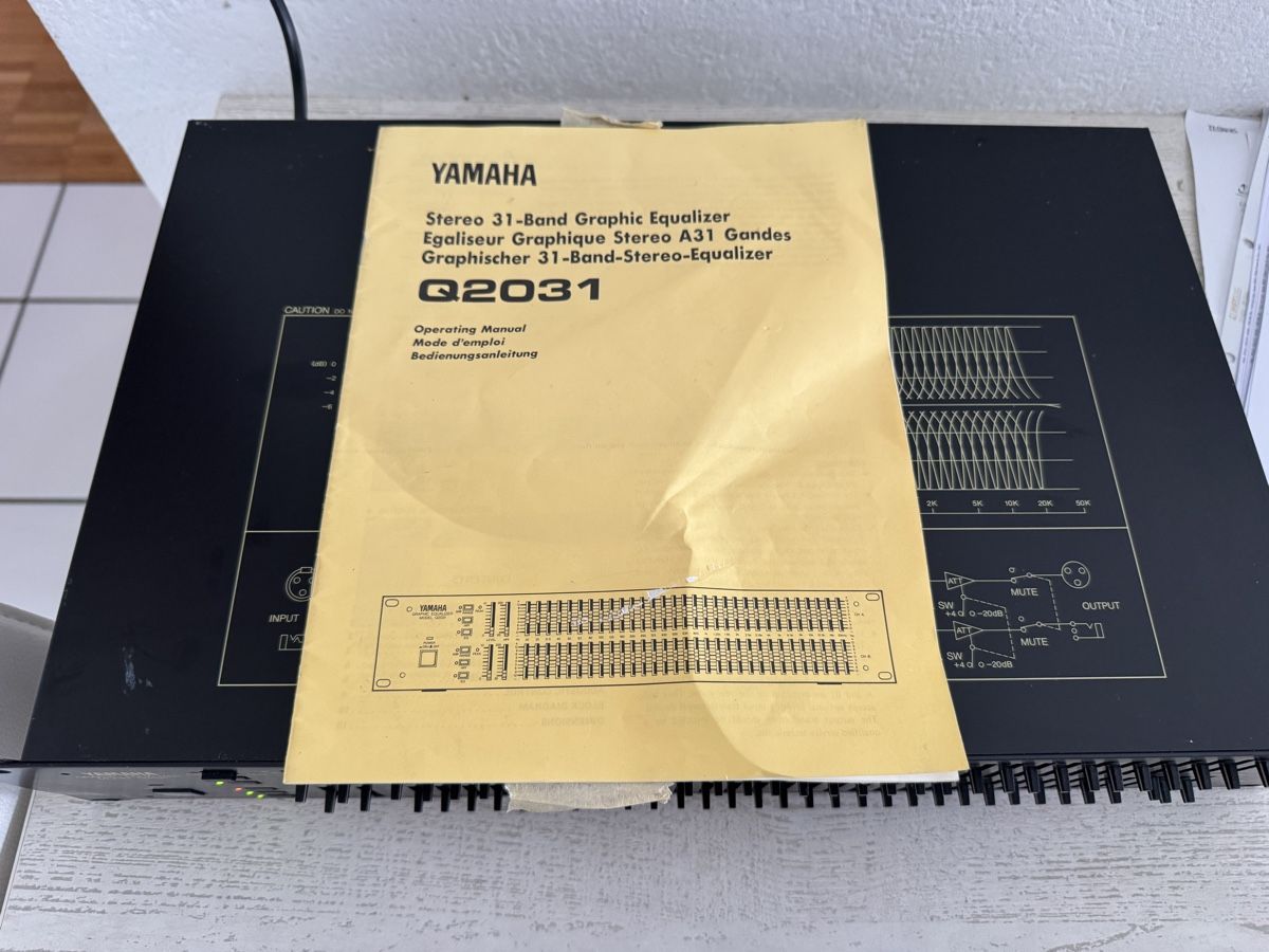 Yamaha Equalizer: yamaha q2031 graphic equalizer – Gebraucht aus Zunzgen von milesdavis76 4