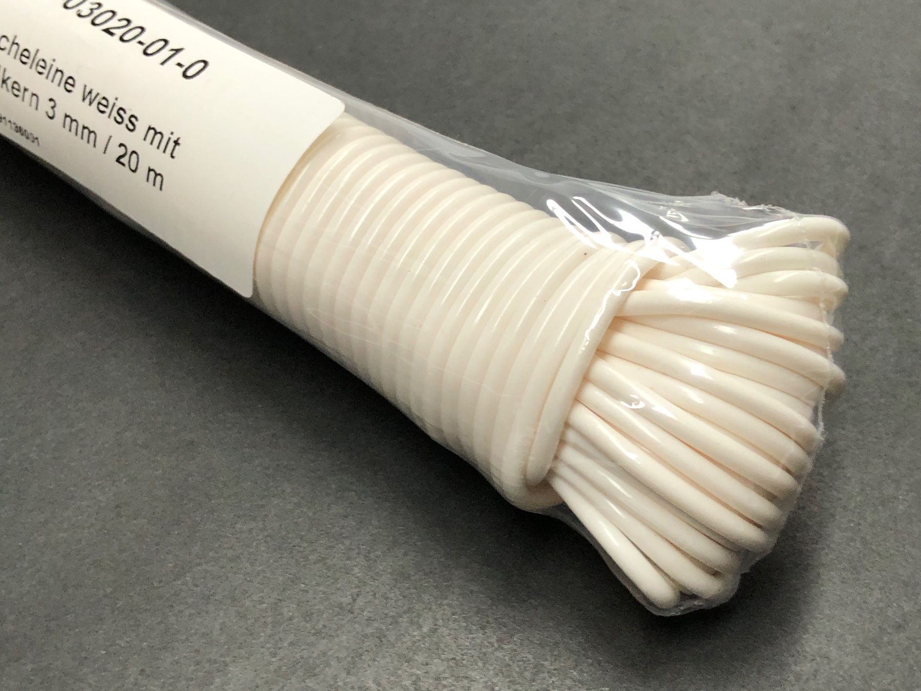 Stenditoi: Wäscheleine weiss - mit Textilkern - 20 Meter / 3mm – Nuovo e nell'imballaggio originale da Bergdietikon venduto da Garak 2