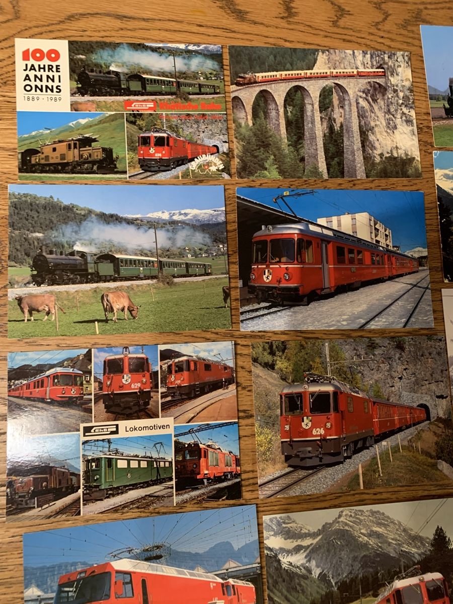 Bemo Trains électriques: Post-Ansichtskarten RhB, Set 1, Bemo – D'occasion à Winden par EmilNeu 6