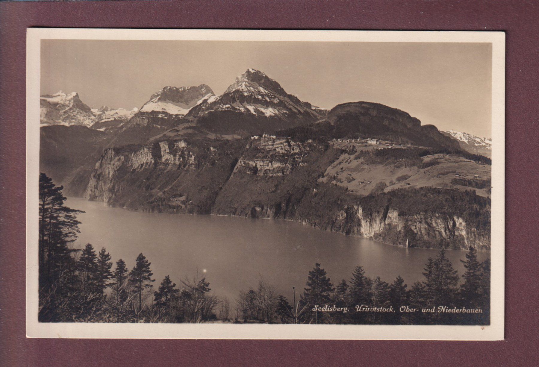 Cartoline postali: SEELISBERG - Urirotstock – Usato da Pully venduto da nicecards