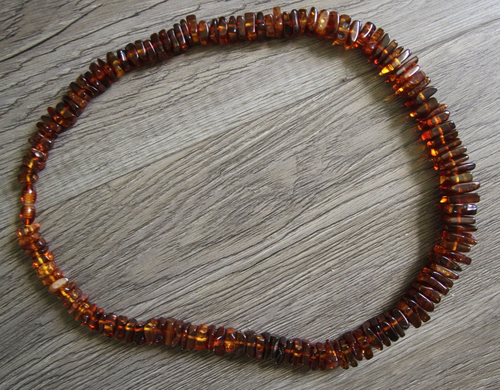 Catenine: Nachlass: Ostsee Bernstein Schmuck Kette Collier 50 Gramm – Usato da Matten b. Interl venduto da EdelsteineInterlaken 4