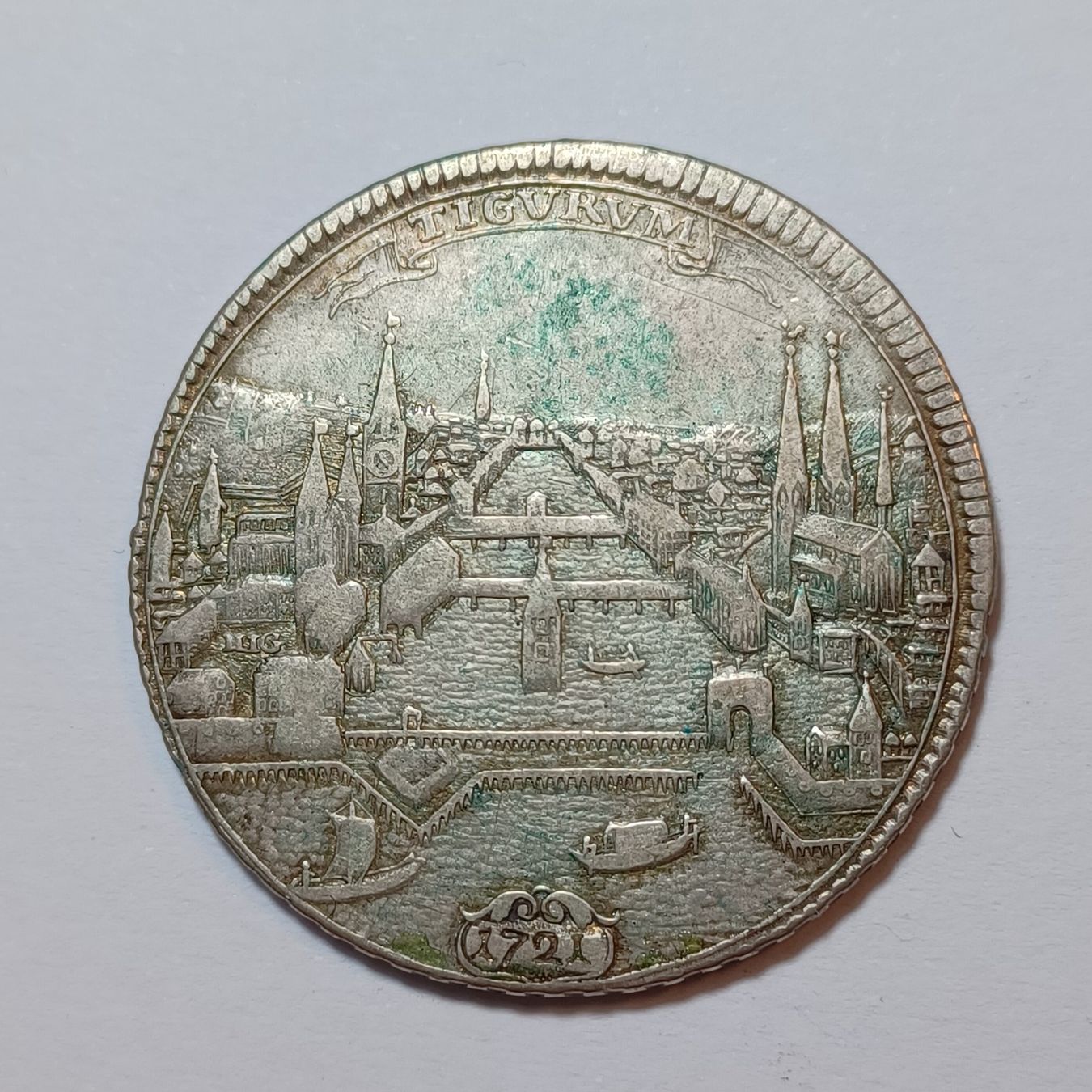 Tutti le monete: 1/2 Taler 1721 Zürich – Usato da Pfäffikon ZH venduto da Schweizer_Muenzen