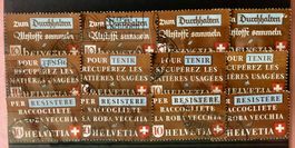Nr.254/255/256 Altstoffverwertung 1942 mit Stempel     