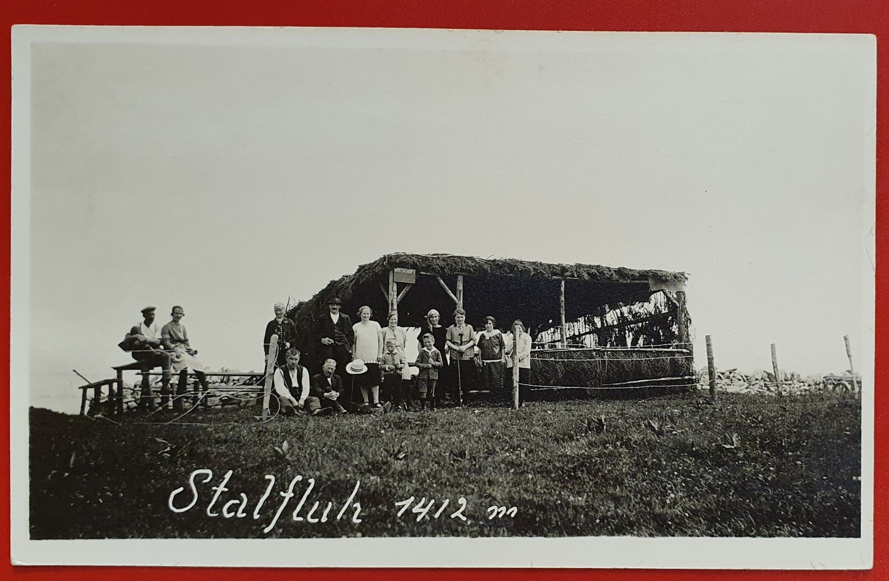Cartoline postali: Alte Postkarte Stalfluh - Restaurant?  Wo? – Usato da Kreuzlingen venduto da Rschweiz1