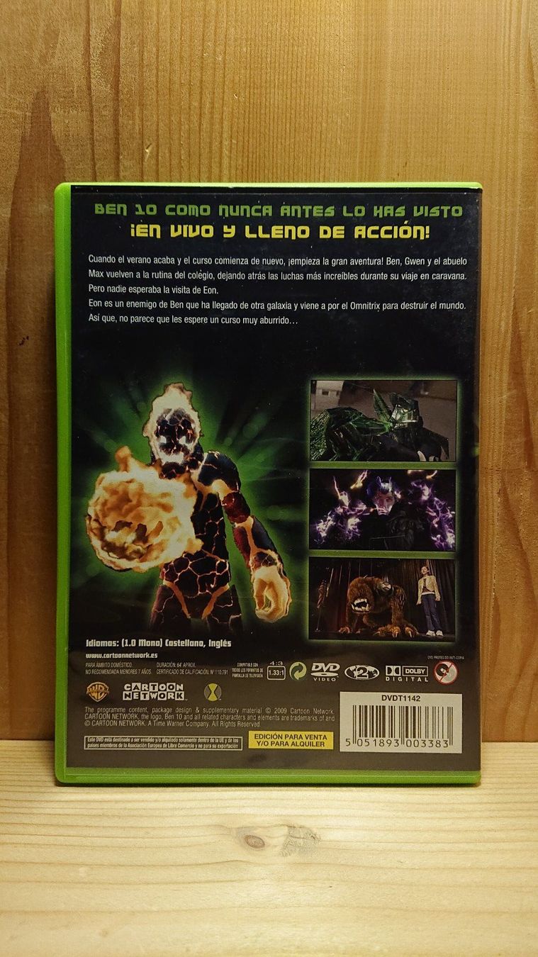 Tutti i DVDs: BEN 10 CARRERA CONTRARRELOJ DVD Spanische Vers. Audio SPA/E – Usato da Wilderswil venduto da Exebub 1
