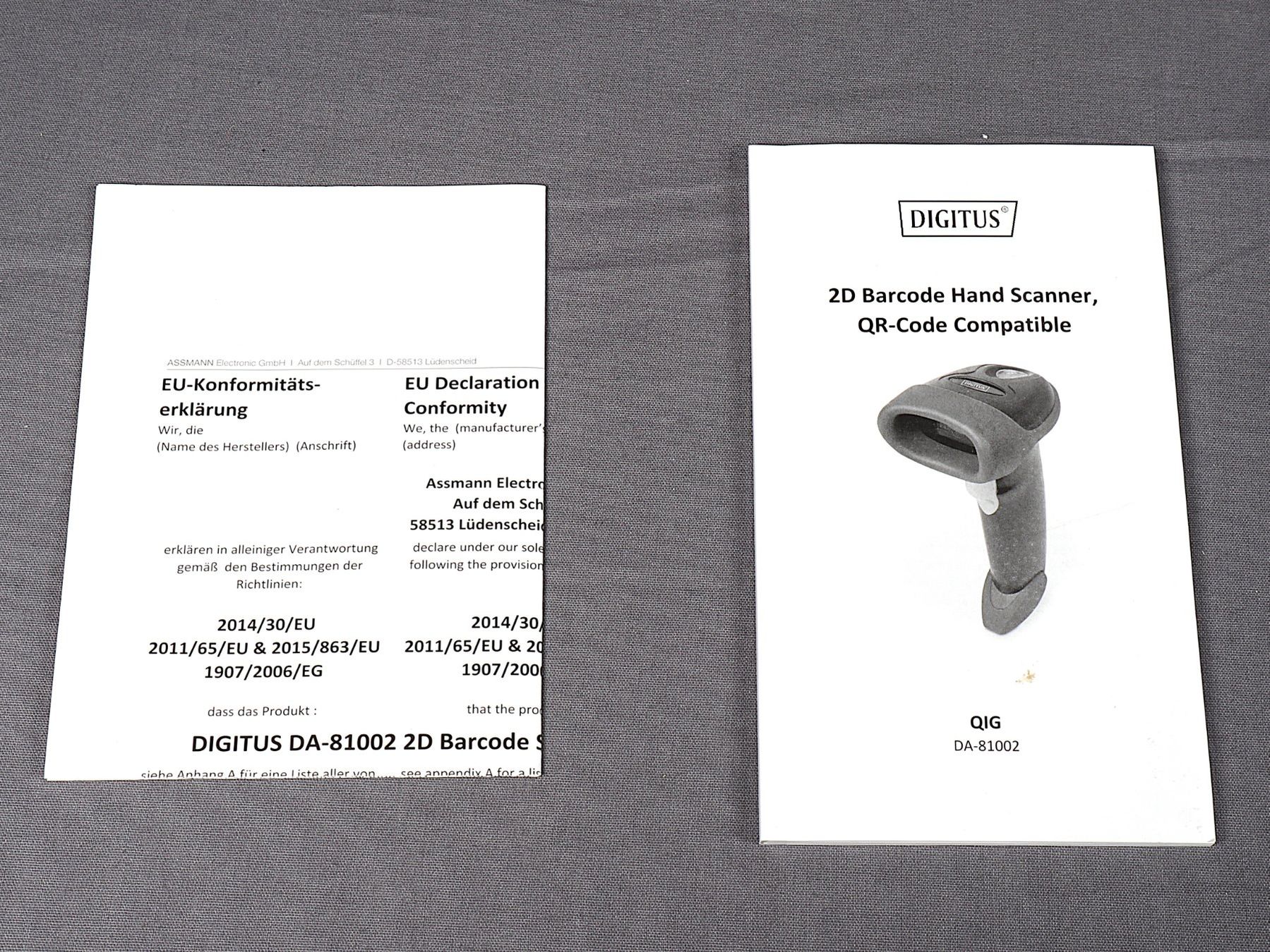 Scanner: DIGITUS 2D Barcode Hand Scanner – Neu (gemäss Beschreibung) aus Steinen von Restwert_Steinen 6