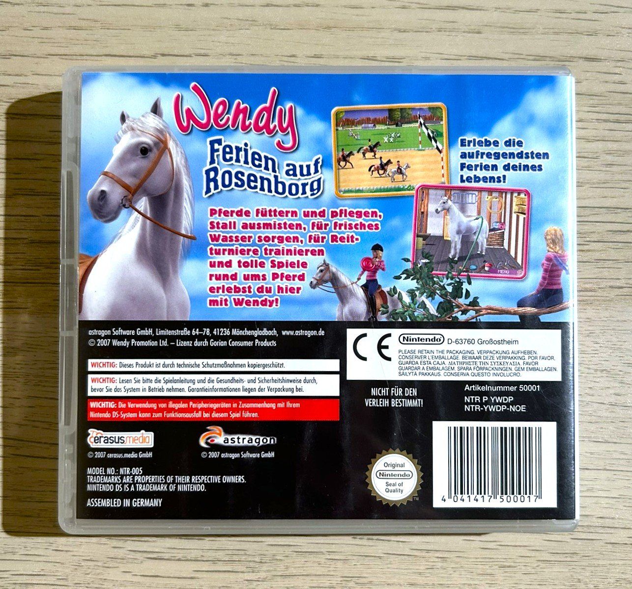 Nintendo Giochi: Wendy Ferien auf Rosenborg Nintendo DS – Usato da St. Gallen venduto da Alpine.Arcade 1