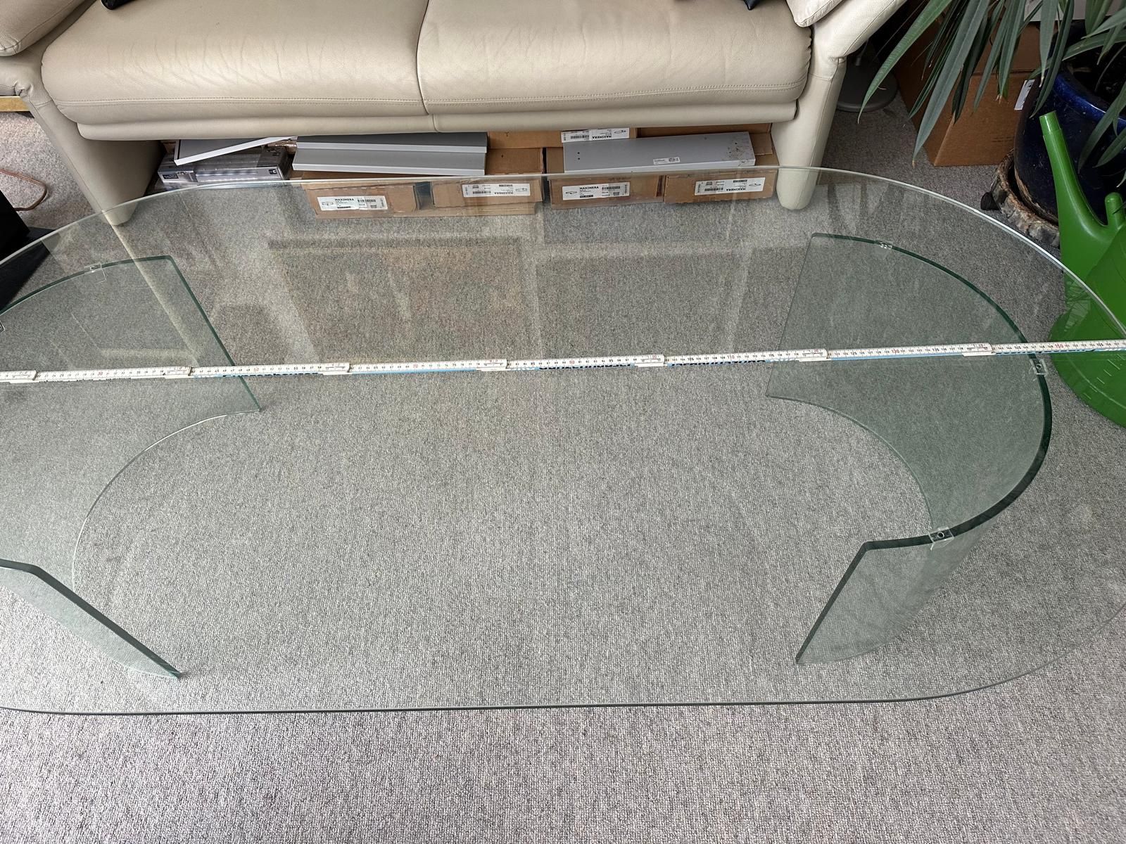 Tavoli: Designer Glas Tisch, oval, zeitlos – Usato da Niederhasli venduto da pat_6g78 1