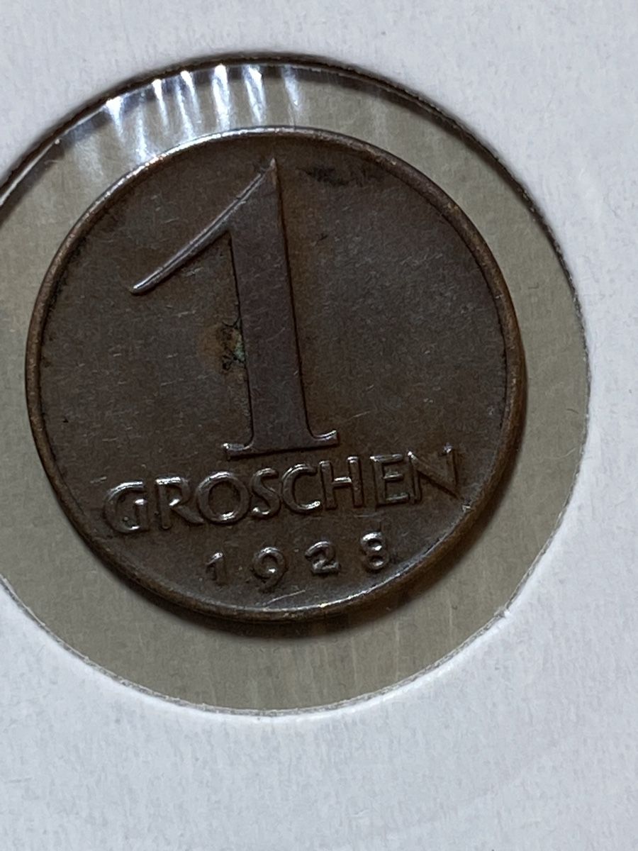Tutti le monete: Autriche - 1 Centime - 1928 – Usato da Payerne venduto da Mike1682