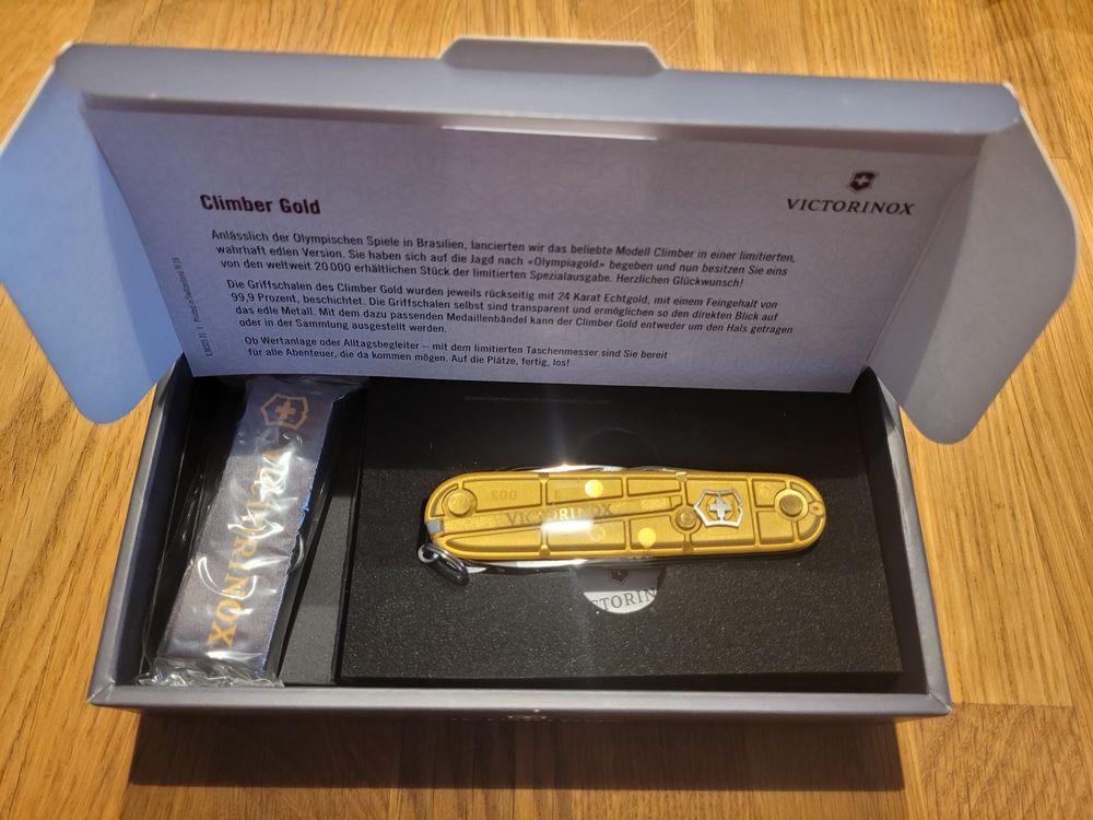 Victorinox Climber Gold | Kaufen auf Ricardo