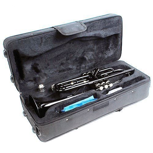Strumenti musicali: Schwarze Trompete mit Koffer, neu! – Nuovo (secondo la descrizione) da Thun venduto da Newnewshop 5