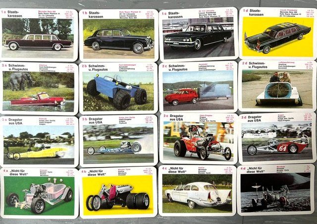 Giochi: Quartett Tolle Autos Nr. 281 – Usato da Zürich venduto da gigimai67 2