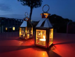 Laterne / Windlicht, neu, 2 Stk.