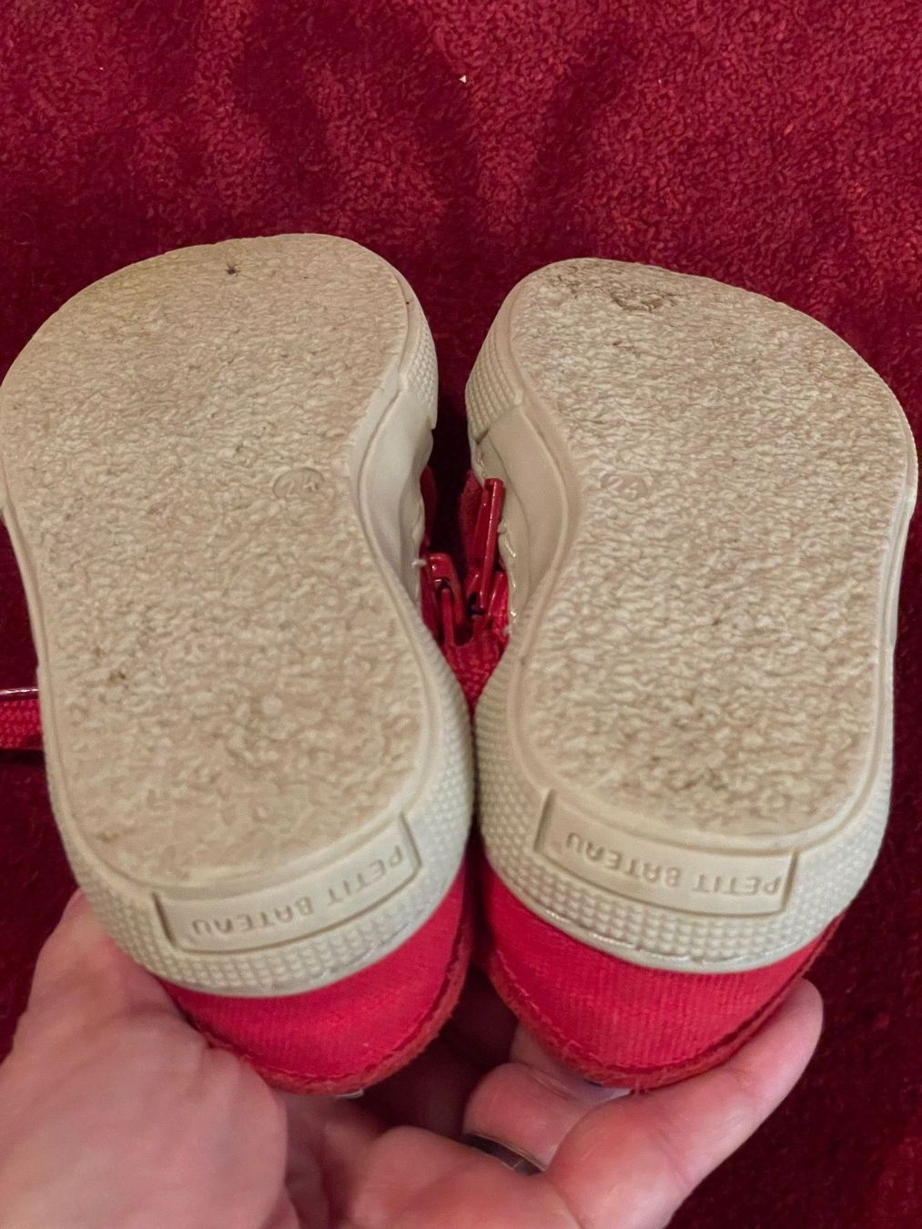 Scarpe da uomo: Sneaker Petit Bateau, rot, Grösse 26 – Usato da Zürich venduto da Capetown14 2