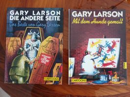 2 Bücher Gary Larson - Cartoons
