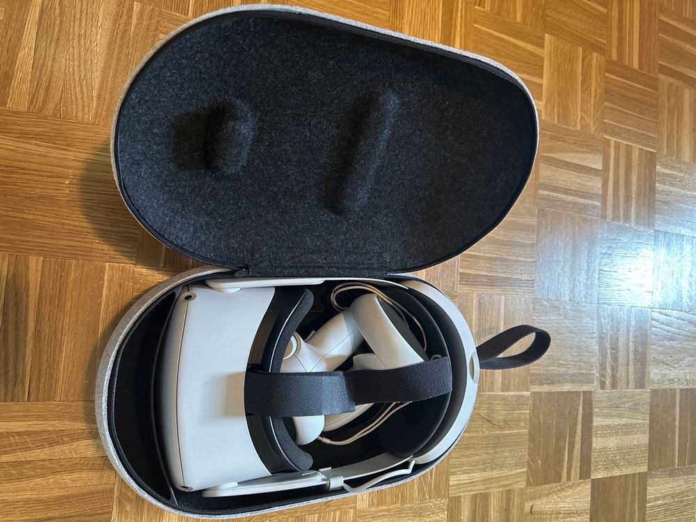 Casque VR Meta Quest 2 256 Go Avec Batterie Additionnelle Et Sangle Elite - Occasion Fonctionnel