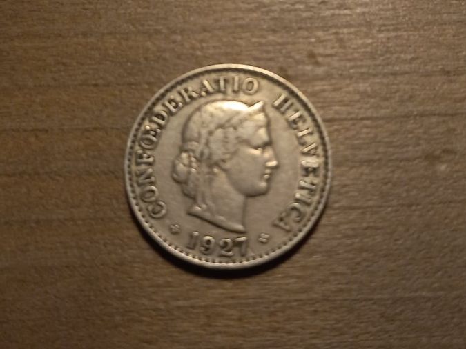 Tutti le monete: 5 Rappen 1927 – Usato da Zürich venduto da Hofzgee 1