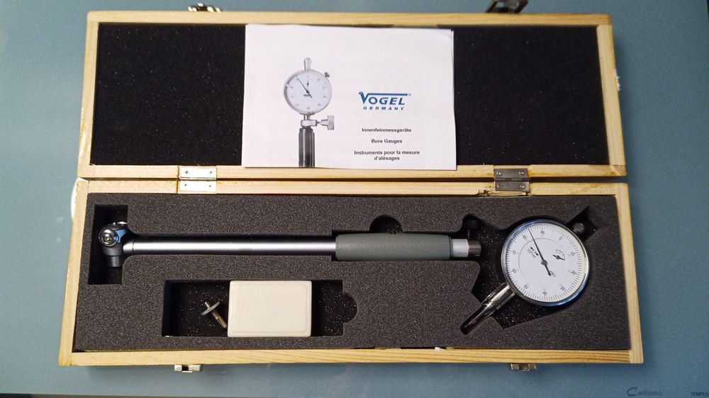 Innenfeinmessgerät 35-50 Mm – Hartmetall-Messflächen, Mit Messuhr (0,01 Mm), Präzision Für Die Metallbearbeitung