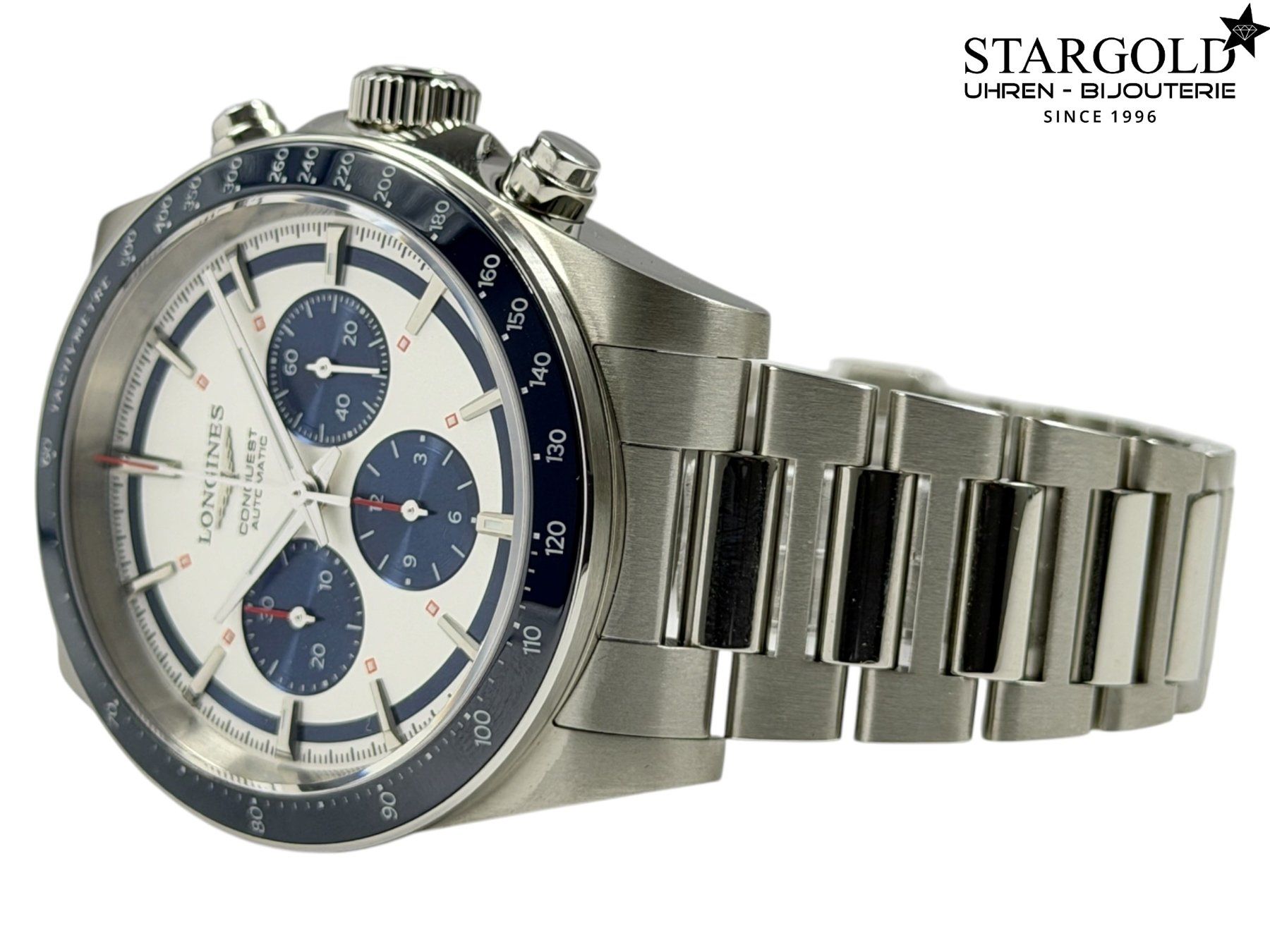 Longines Orologi: Longines Conquest Chronograph -  L3.835.4.98.6 – Usato da Zürich venduto da Stargold-Uhren 1