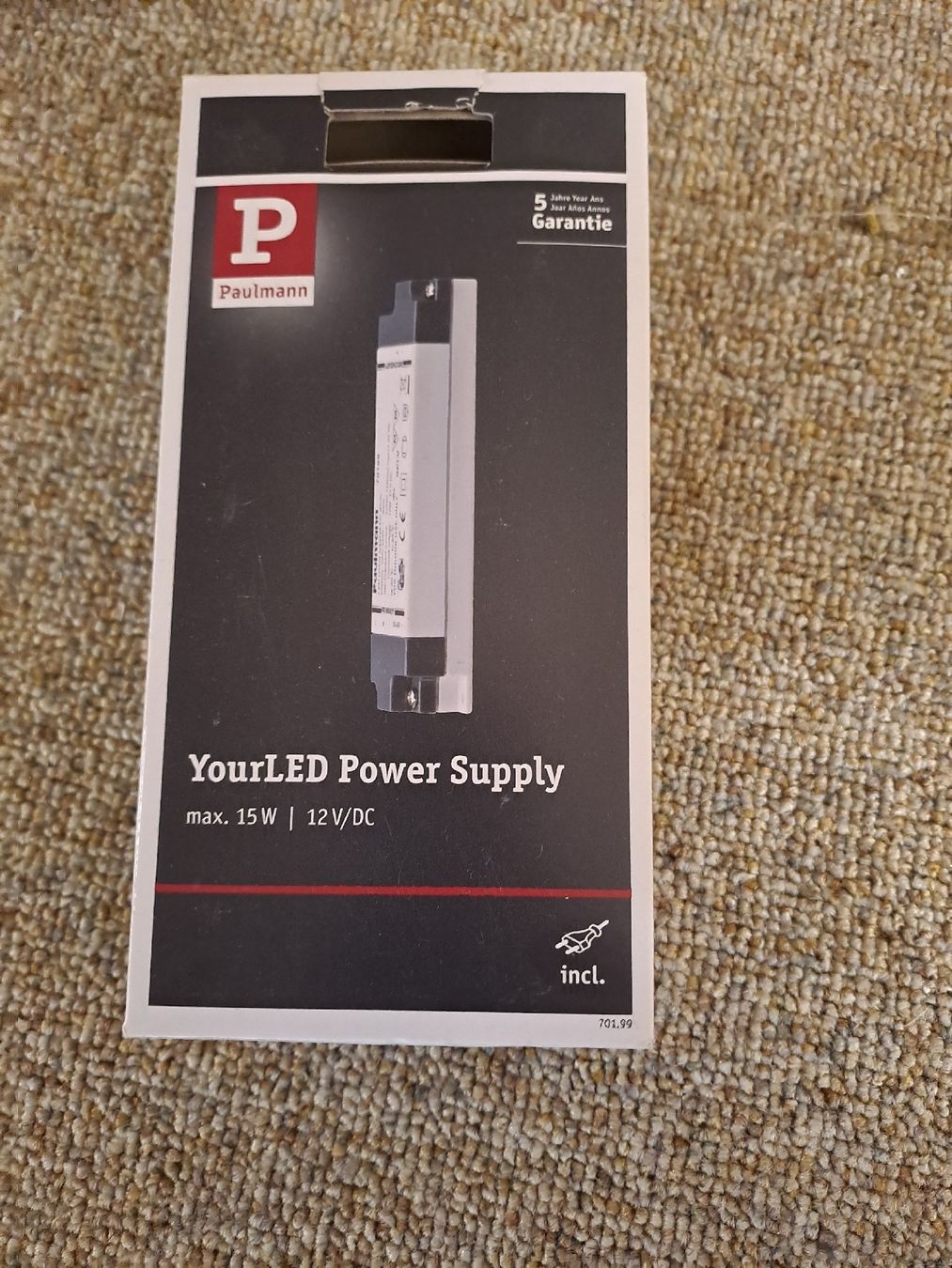 Stromzufuhr: YourLED Netzteil 15 Watt – Neu und originalverpackt aus Rothenburg von 123odermatt
