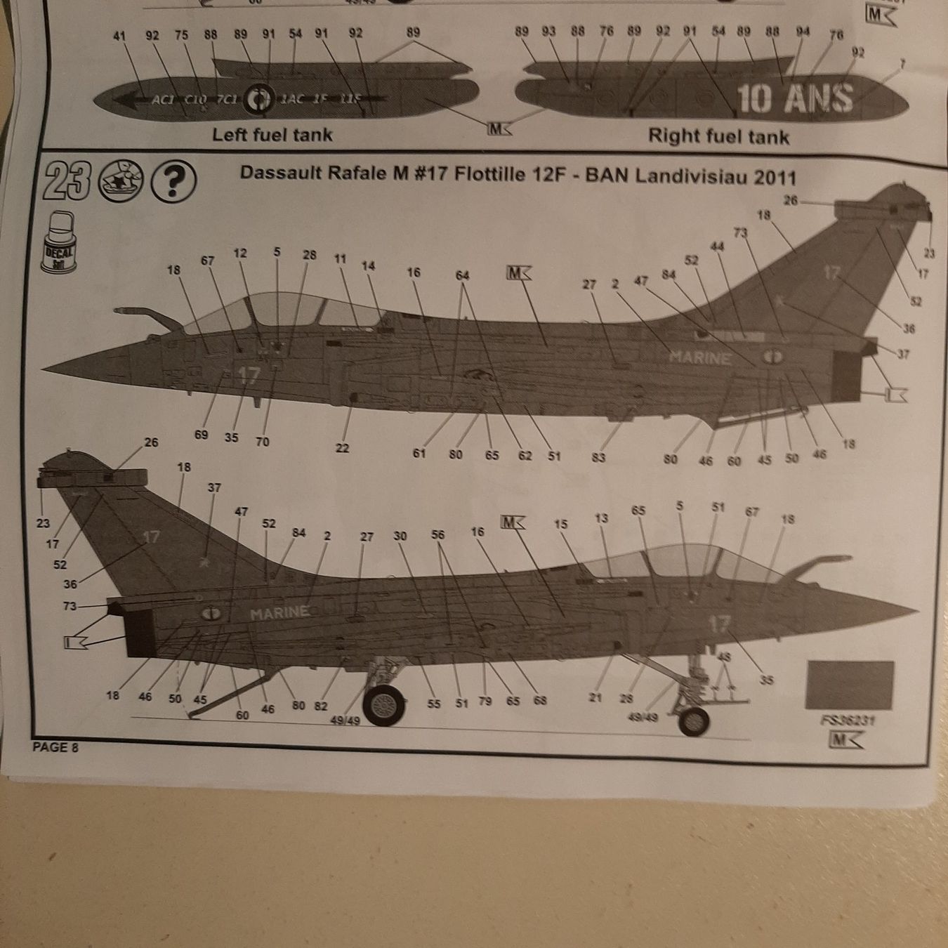 Revell Kit di modellismo & Modellini statici: 644 ... Dassault Rafale M ... Revell 04892 – Nuovo (secondo la descrizione) da Bonstetten venduto da Benibanny59 3