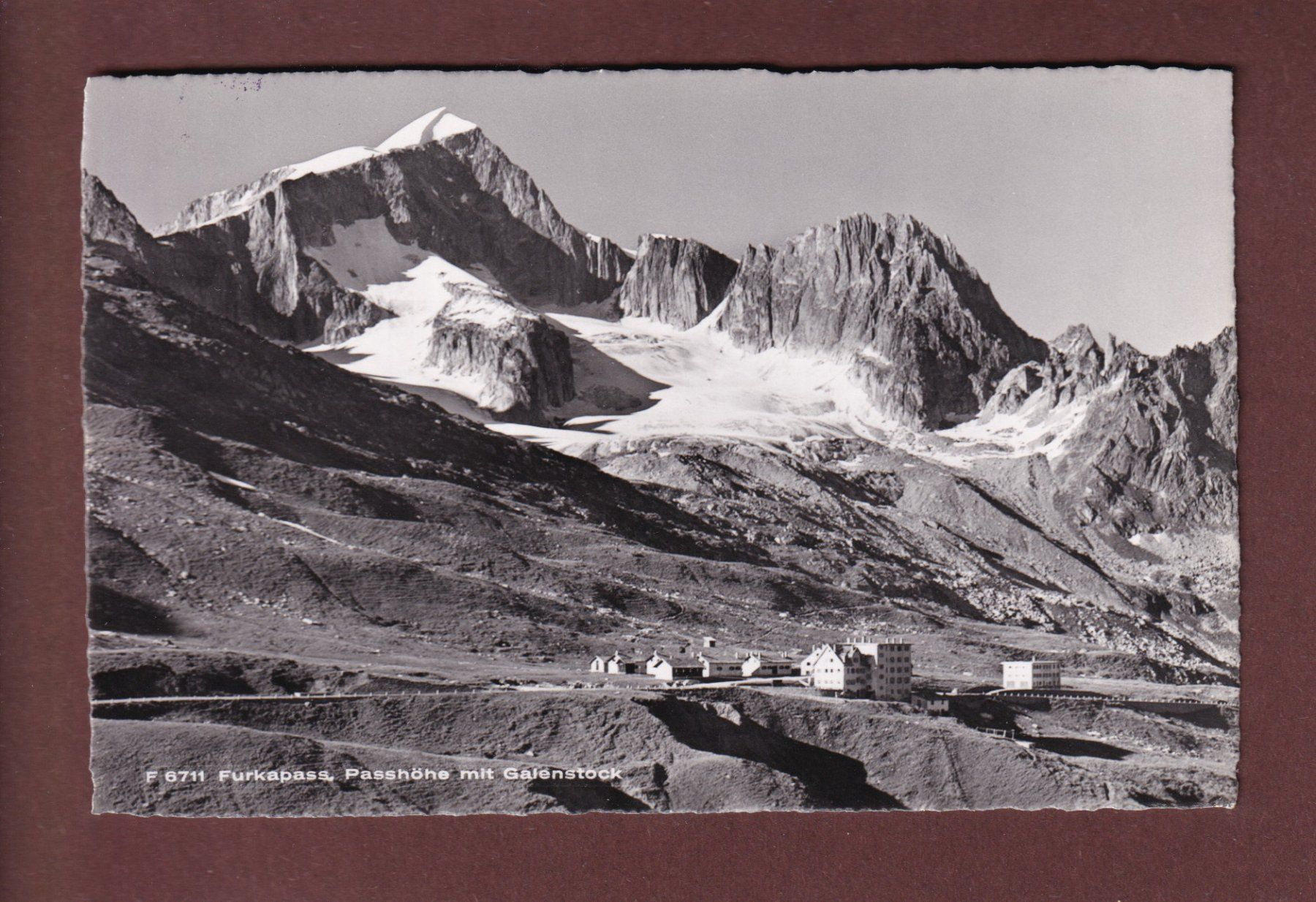 Cartoline postali: FURKAPASS - Passhöhe - Galenstock - Feldpost – Usato da Pully venduto da nicecards-shop
