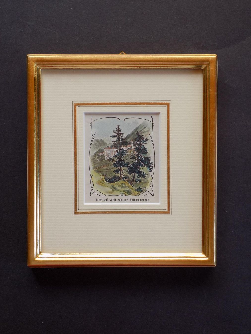 Gravures: Blick auf Laret Engadin – D'occasion à Risch par Rischli15