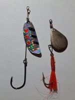 2 cuillères légères pour la perche/ 2 Egli Schlepplöffel