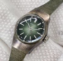 Vintage SEIKO Damenuhr 23 Jewels Ref. 1140-0160 – Grün