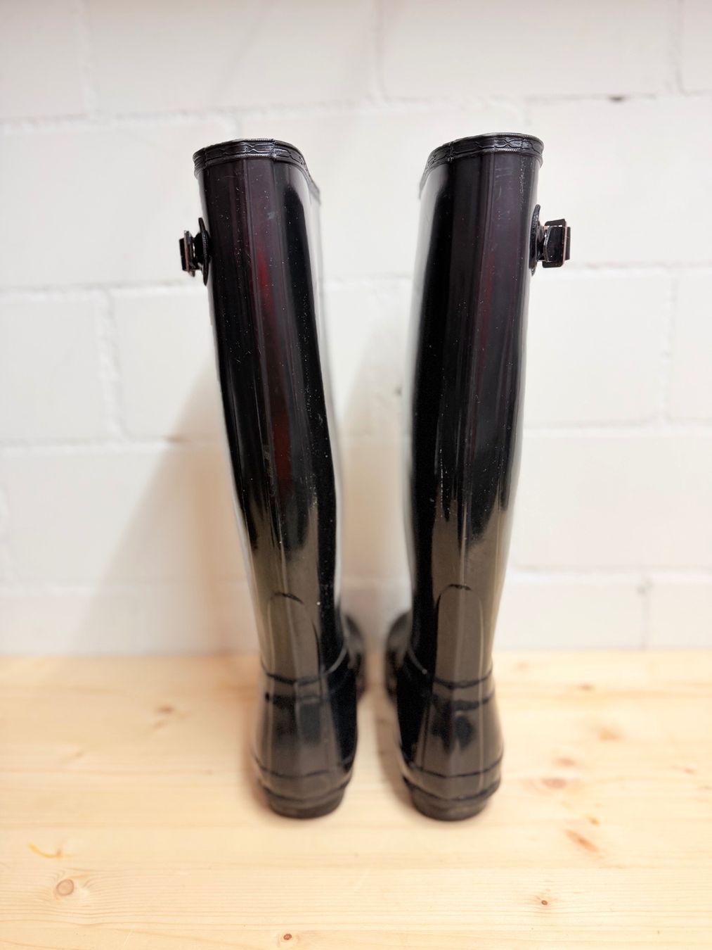 Hunter Scarpe da donna: Hunter Original Tall Gloss schwarz EU 39 / UK6 – Nuovo (secondo la descrizione) da Root venduto da Jo.Di 3