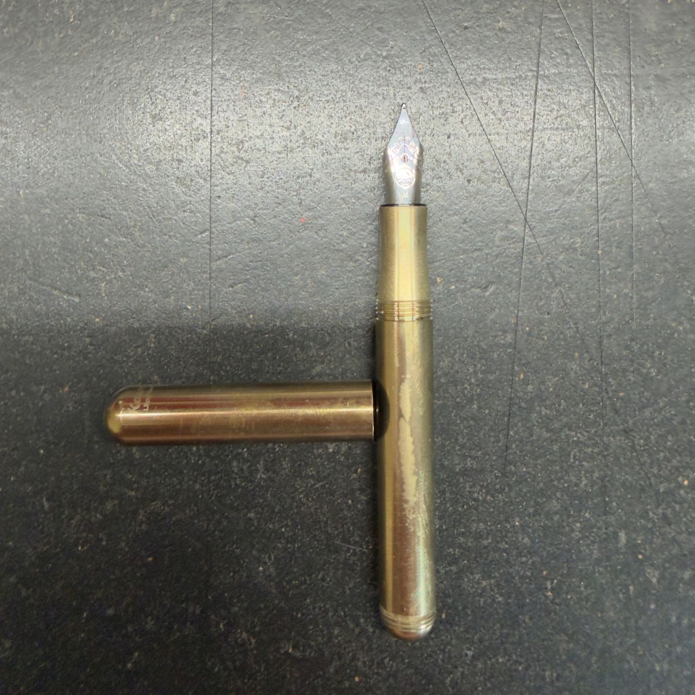 Kaweco Stifte & Marker: KAWECO LILIPUT Füllfederhalter Messing M – Gebraucht aus Heimenschwand von rialto1968 1