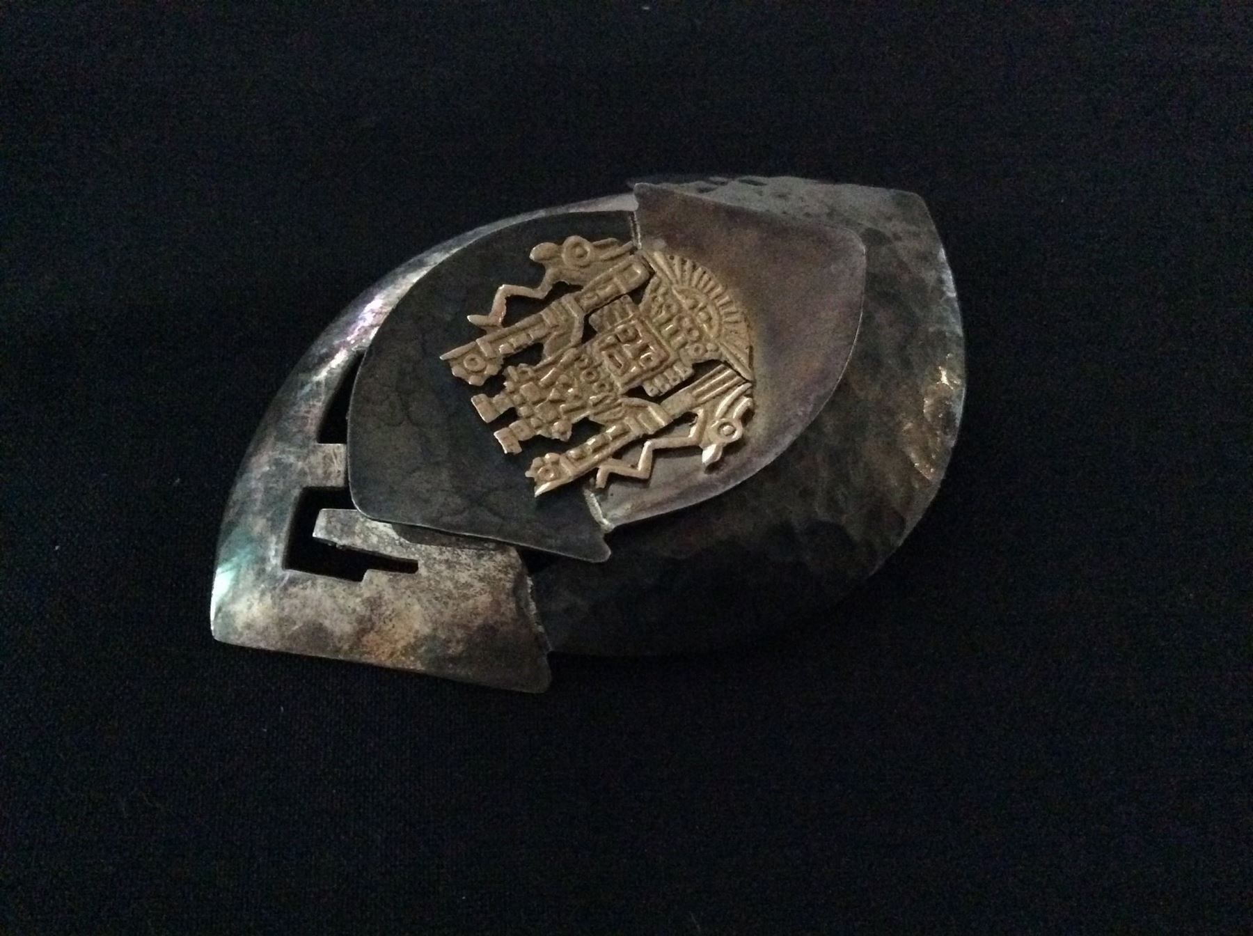 Spille & Fermagli: Brosche / Anhänger Silber 925 Gold 750 – Usato da Bettwiesen venduto da wicking27 1