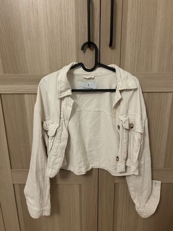 Stradivarius Jacke, Beige, Gr. S, Top Zustand für den Frühli