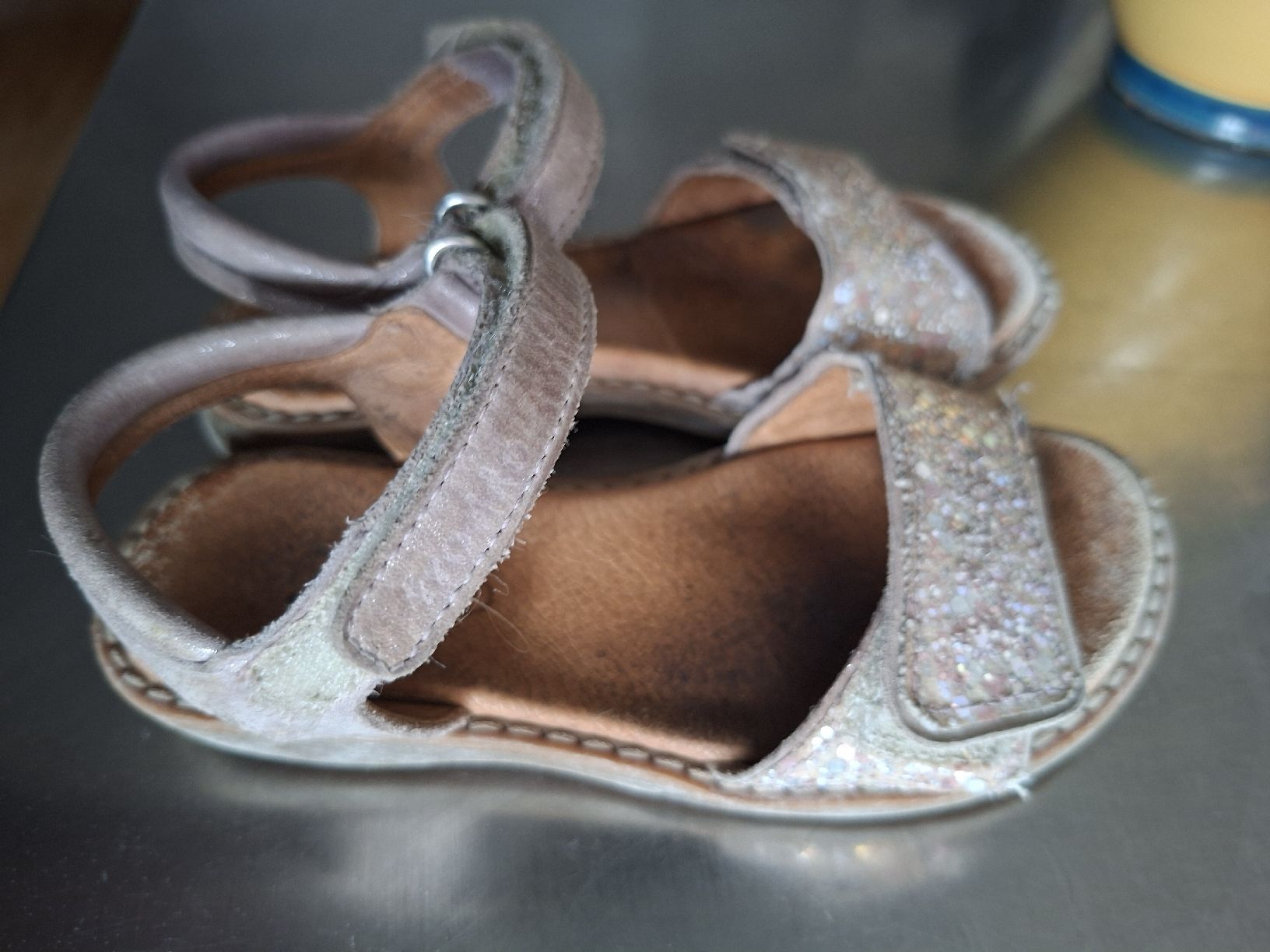 Scarpe per ragazze: Kinder Sandalen Glitzer Leder – Usato da Wallisellen venduto da rahelr90 2