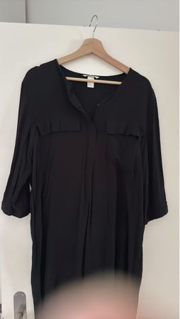 Schwarze Bluse von H&M, Grösse 40