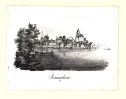 Romanshorn Lithographie von Pecht