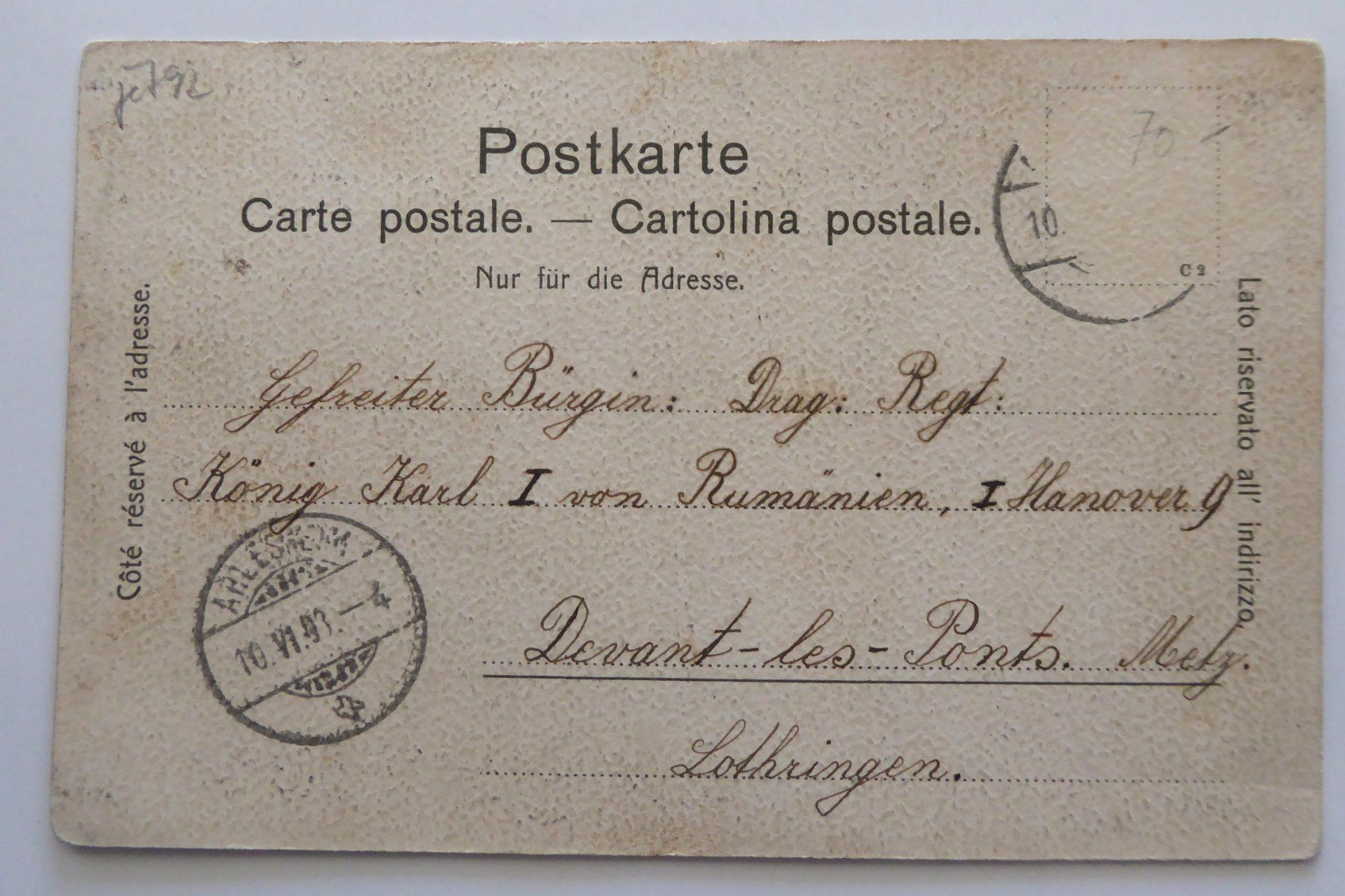 Cartes postales: Arlesheim mit der Birseckbahn 1898 – D'occasion à Aesch BL par Kauri1 1