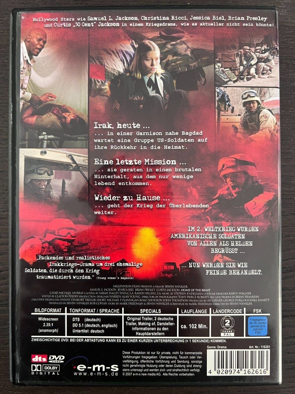 Alle DVDs: Home of the Brave – Gebraucht aus Zürich von FilmFreunde 1