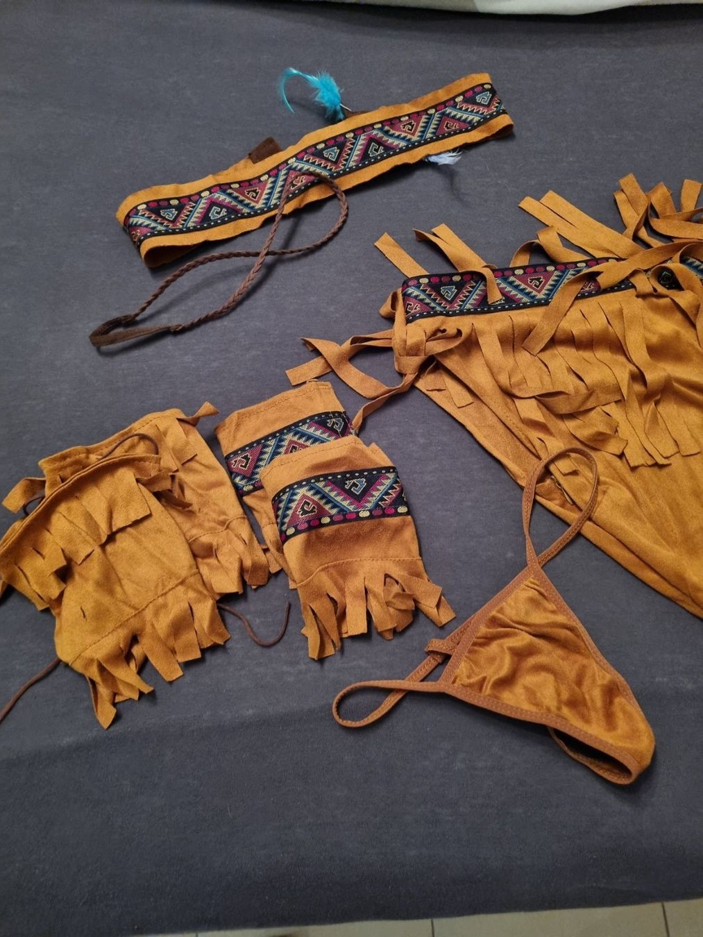 Costumi: Indianerkostüm S – Nuovo (secondo la descrizione) da Ganterschwil venduto da Nike18 1