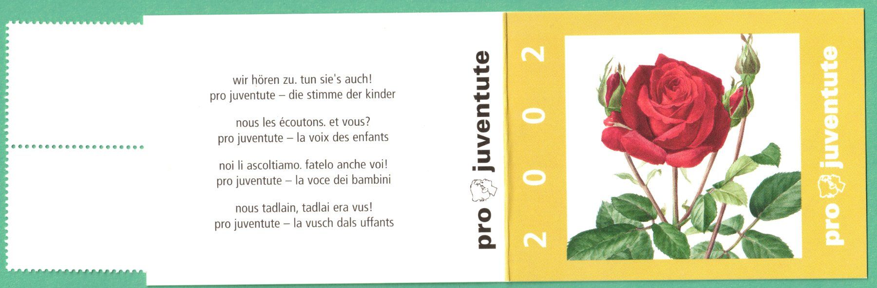 Tutti i francobolli: MH  2002  Pro Juventute     postfrisch   Postpreis CHF 12.70 – Nuovo (secondo la descrizione) da Mellingen venduto da Ginger 1